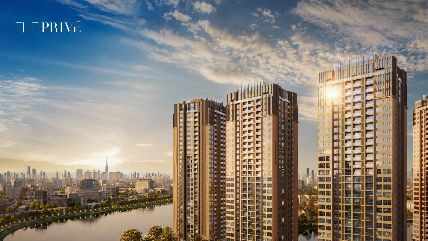 Chất liệu và ngôn ngữ thiết kế tạo nên dải lụa đẹp The Privé- Ảnh 1. H:\Public\04. Truyền thông Dự án\GEM RIVERSIDE\2025. Kế hoạch truyền thông dự án GRS\Hình ảnh\Hình phối cảnh\0_THE PRIVE.jpg