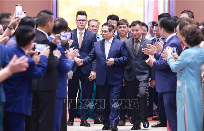 Thủ tướng Phạm Minh Chính tọa đàm với doanh nghiệp về phát triển kinh tế tư nhân- Ảnh 1. Thủ tướng Phạm Minh Chính tọa đàm với doanh nghiệp về phát triển kinh tế tư nhân- Ảnh 1.