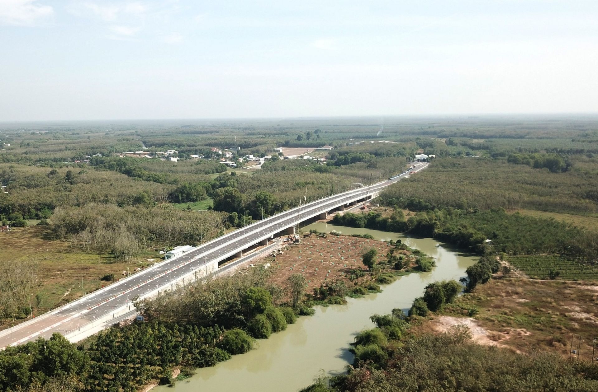 Hiện trạng cầu Bình Tây. Nguồn ảnh: Báo Tây Ninh