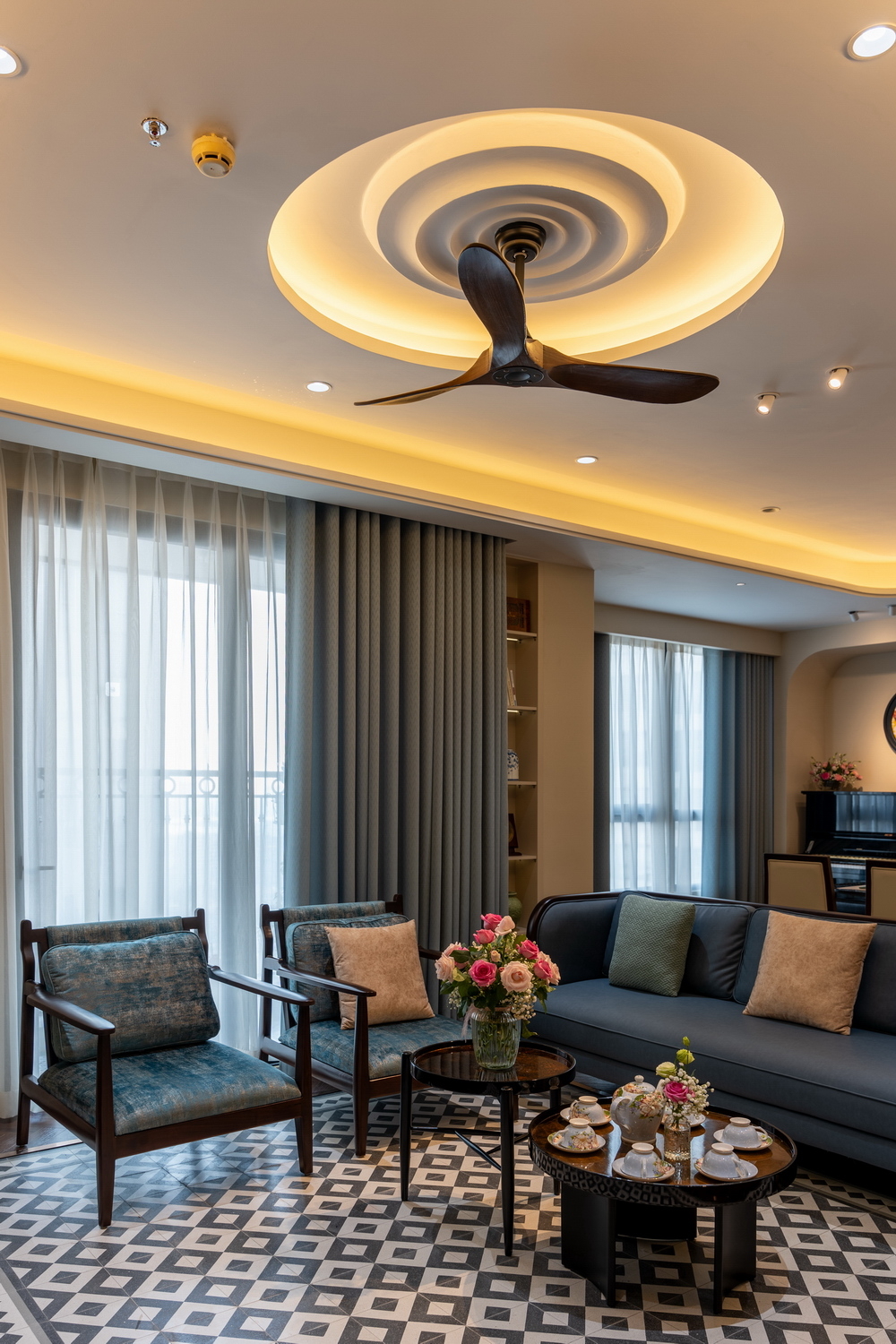 Căn hộ 270 m2 phong cách Á Đông cho ba thế hệ- Ảnh 6. Căn hộ 270 m2 phong cách Á Đông cho ba thế hệ- Ảnh 6.