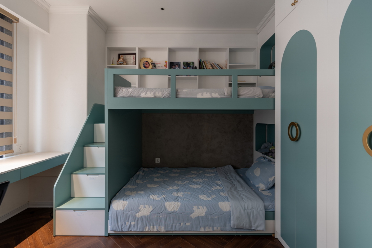Căn hộ 270 m2 phong cách Á Đông cho ba thế hệ- Ảnh 15. Căn hộ 270 m2 phong cách Á Đông cho ba thế hệ- Ảnh 15.