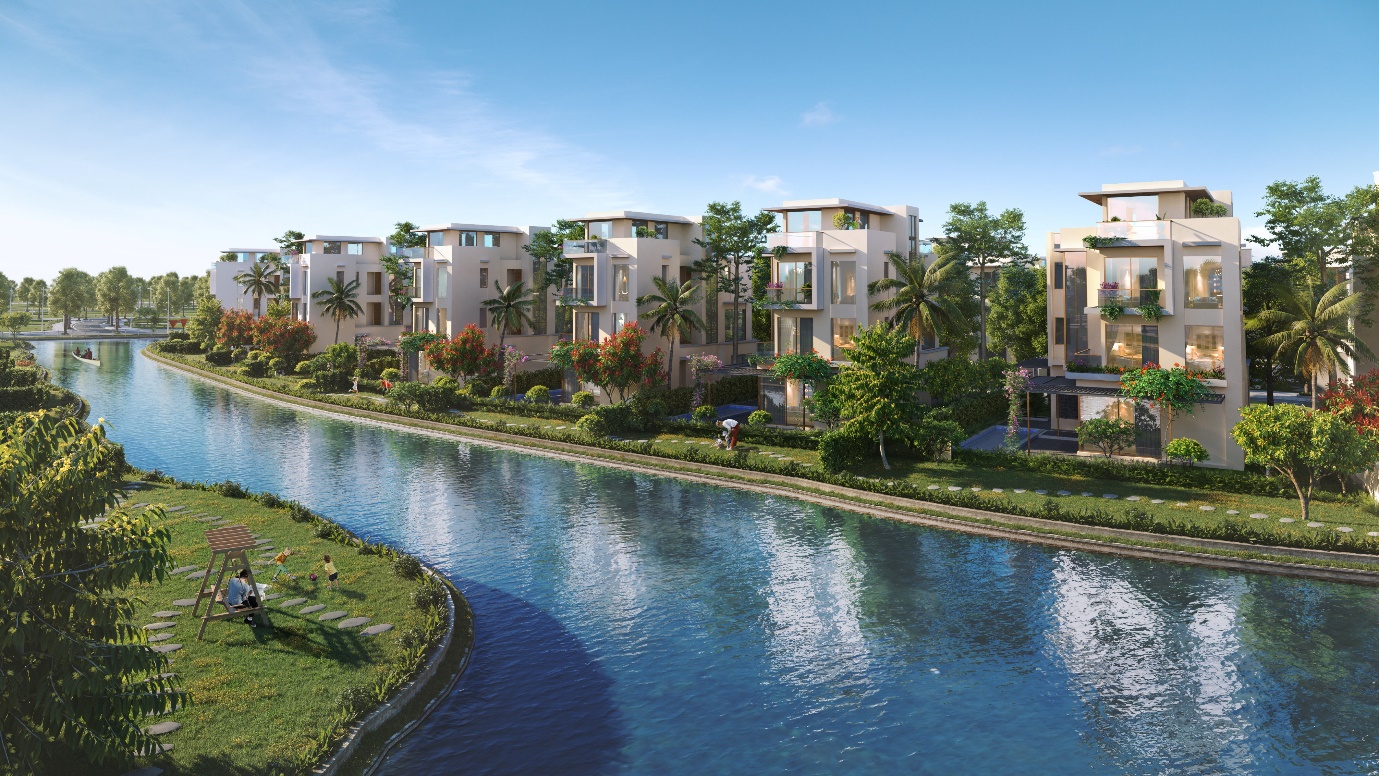 Đồ Sơn – điểm đến mới của phong cách sống nghỉ dưỡng 5 sao- Ảnh 2. A river running through a city AI-generated content may be incorrect.
