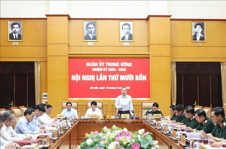 Tổng Bí thư Tô Lâm chủ trì Hội nghị Quân ủy Trung ương lần thứ 14- Ảnh 3.