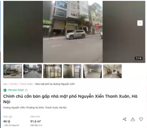 Giá bán biệt thự và nhà mặt phố tại quận Thanh Xuân (Hà Nội) ghi nhận kỷ lục mới- Ảnh 2. Giá bán biệt thự và nhà mặt phố tại quận Thanh Xuân (Hà Nội) ghi nhận kỷ lục mới- Ảnh 2.