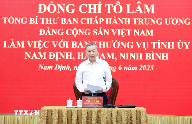Tổng Bí thư: Hợp nhất 3 tỉnh Nam Định, Hà Nam và Ninh Bình là bước đi tất yếu- Ảnh 3.