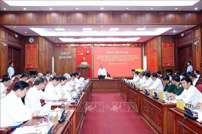 Tổng Bí thư Tô Lâm: Đòn bẩy chiến lược đưa Quảng Trị vươn lên trở thành cực tăng trưởng mới vùng Bắc Trung Bộ- Ảnh 1. Tổng Bí thư Tô Lâm: Đòn bẩy chiến lược đưa Quảng Trị vươn lên trở thành cực tăng trưởng mới vùng Bắc Trung Bộ- Ảnh 1.