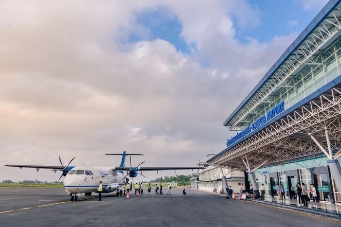 Sân bay tại thành phố lấn biển lớn nhất Việt Nam được đề xuất mở rộng, phục vụ cho APEC sắp tới- Ảnh 1. Sân bay tại thành phố lấn biển lớn nhất Việt Nam được đề xuất mở rộng, phục vụ cho APEC sắp tới- Ảnh 1.