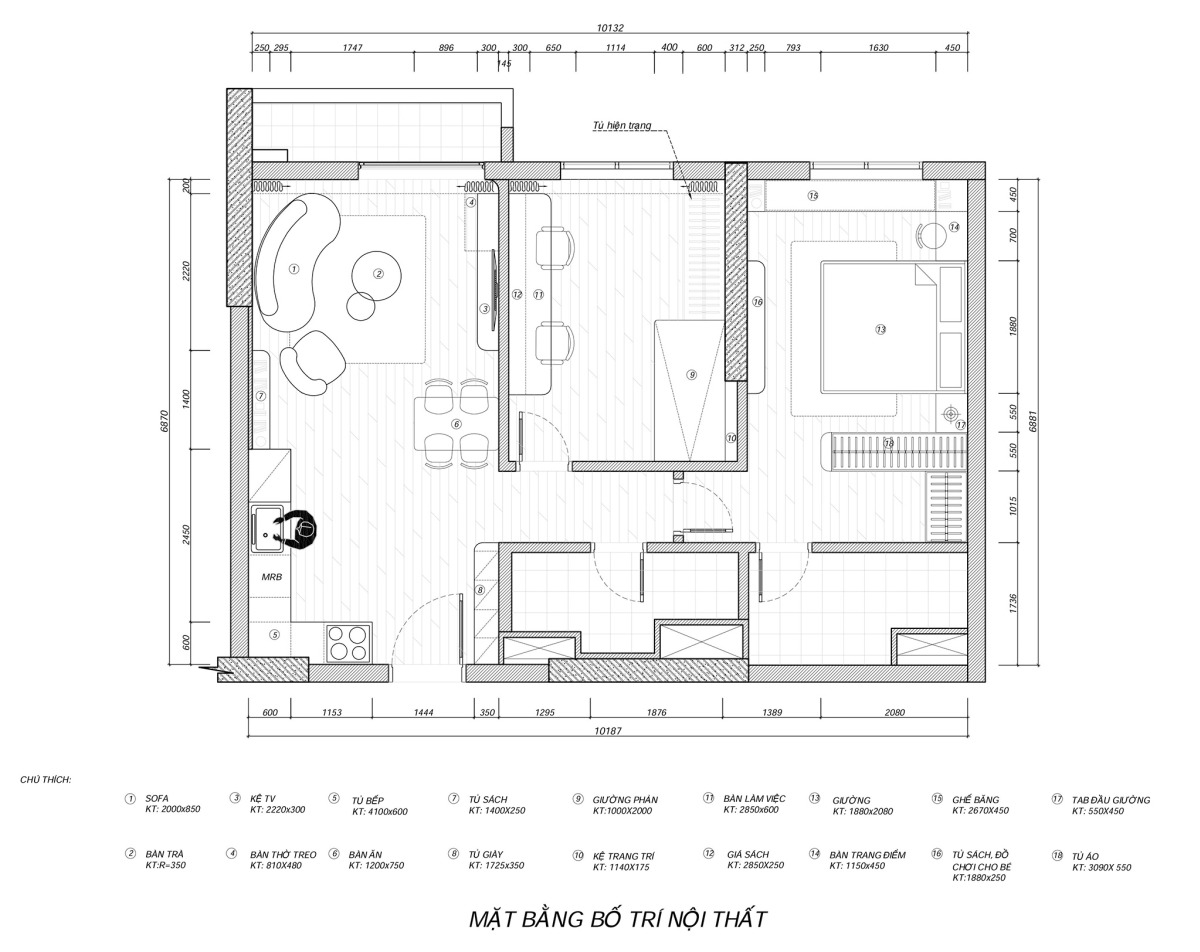 Cải tạo căn hộ 70 m2 theo tiêu chí 'vừa đủ' với 280 triệu đồng- Ảnh 12. Cải tạo căn hộ 70 m2 theo tiêu chí 'vừa đủ' với 280 triệu đồng- Ảnh 12.