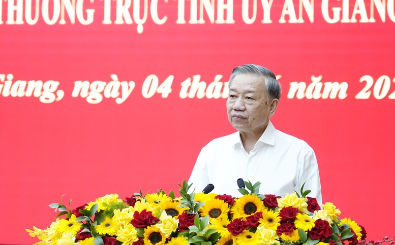 Tổng Bí thư Tô Lâm: Hợp nhất An Giang và Kiên Giang  mở ra cơ hội tái cấu trúc hệ thống hạ tầng vùng- Ảnh 3.