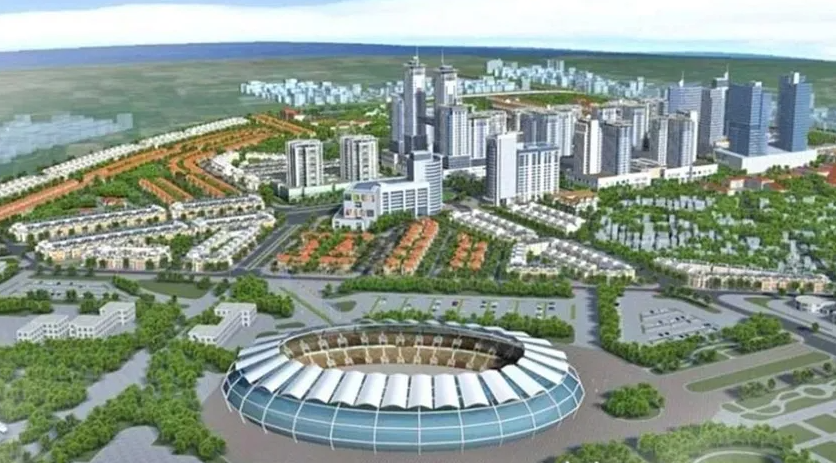 Sẽ có trung tâm thương mại giáp đại lộ 10 làn xe kết nối 5 quận, huyện phía Tây Hà Nội
- Ảnh 1.