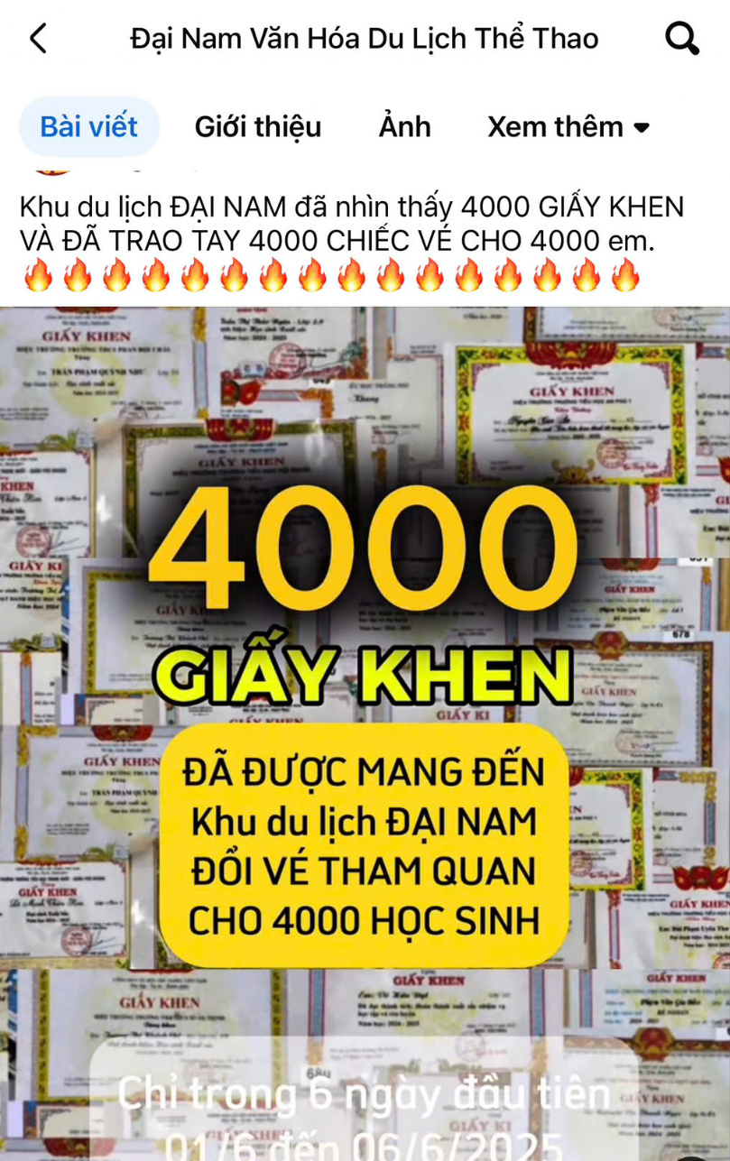 KDL 6.000 tỷ lớn bậc nhất Đông Nam Á của vợ chồng bà Nguyễn Phương Hằng đón lượng khách khủng chỉ sau 6 ngày áp dụng ưu đãi đặc biệt
- Ảnh 1. KDL 6.000 tỷ lớn bậc nhất Đông Nam Á của vợ chồng bà Nguyễn Phương Hằng đón lượng khách khủng chỉ sau 6 ngày áp dụng ưu đãi đặc biệt
- Ảnh 1.