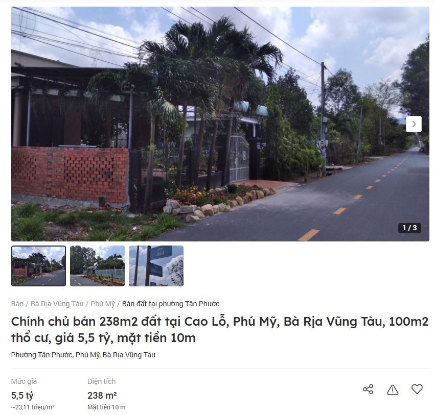 Bảng giá đất Bà Rịa - Vũng Tàu cập nhật mới nhất theo từng khu vực- Ảnh 2. Bảng giá đất Bà Rịa - Vũng Tàu cập nhật mới nhất theo từng khu vực- Ảnh 2.