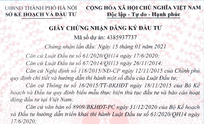 Điều chỉnh giấy phép đầu tư - hướng dẫn thủ tục mới nhất- Ảnh 2. Điều chỉnh giấy phép đầu tư - hướng dẫn thủ tục mới nhất- Ảnh 2.