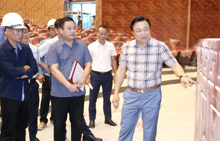 Chỉ hơn 1 tháng nữa, địa phương giáp nhiều tỉnh thành nhất Việt Nam sẽ khánh thành nhà văn hóa nghệ thuật quy mô 1.000 chỗ ngồi- Ảnh 2. Chỉ hơn 1 tháng nữa, địa phương giáp nhiều tỉnh thành nhất Việt Nam sẽ khánh thành nhà văn hóa nghệ thuật quy mô 1.000 chỗ ngồi- Ảnh 2.
