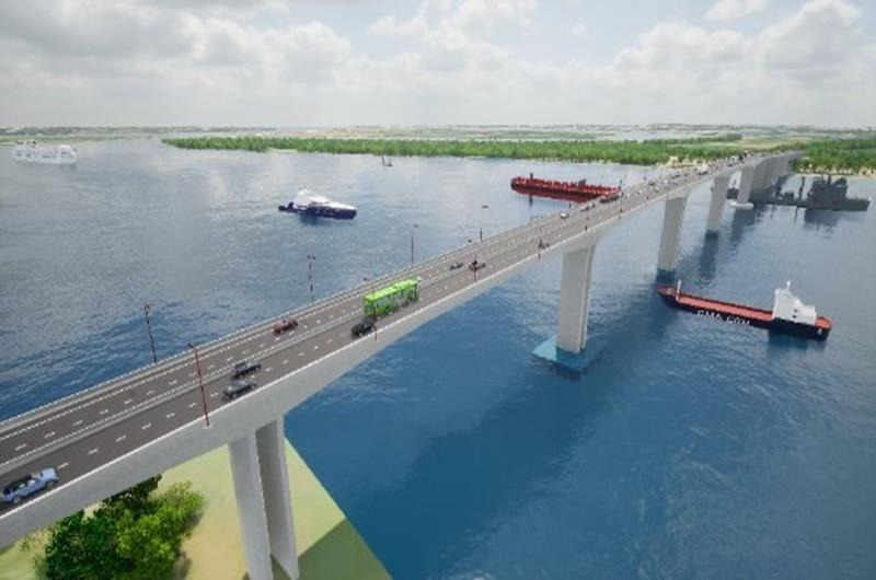 Cầu lớn nhất tuyến vành đai chiến lược của Nam Bộ đối diện khó khăn rất lớn- Ảnh 1. Cầu lớn nhất tuyến vành đai chiến lược của Nam Bộ đối diện khó khăn rất lớn- Ảnh 1.