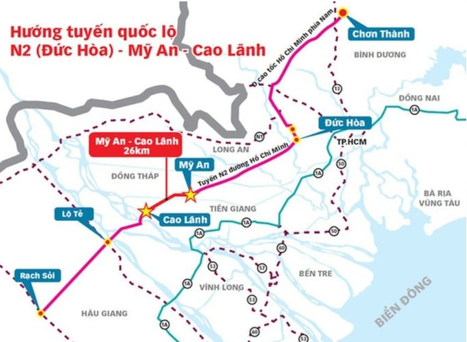 Sắp khởi công cao tốc 6.100 tỷ thuộc trục đường 'xương sống' nối thông miền Đông và miền Tây Việt Nam- Ảnh 2. Sắp khởi công cao tốc 6.100 tỷ thuộc trục đường 'xương sống' nối thông miền Đông và miền Tây Việt Nam- Ảnh 2.