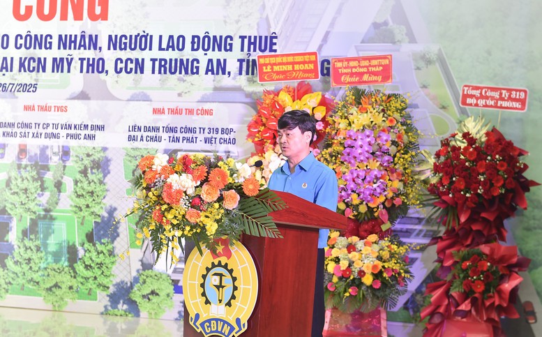 Khởi công dự án nhà ở xã hội đầu tiên cho công nhân, người lao động thuê bằng nguồn tài chính công đoàn- Ảnh 6. Khởi công dự án nhà ở xã hội đầu tiên cho công nhân, người lao động thuê bằng nguồn tài chính công đoàn- Ảnh 6.