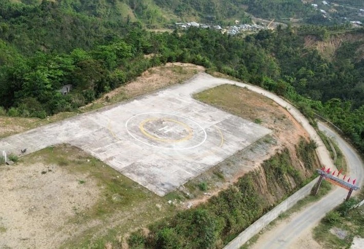 Một bãi đáp trực thăng tại TP. Đà Nẵng. Nguồn ảnh: Báo Lao Động Một bãi đáp trực thăng tại TP. Đà Nẵng. Nguồn ảnh: Báo Lao Động