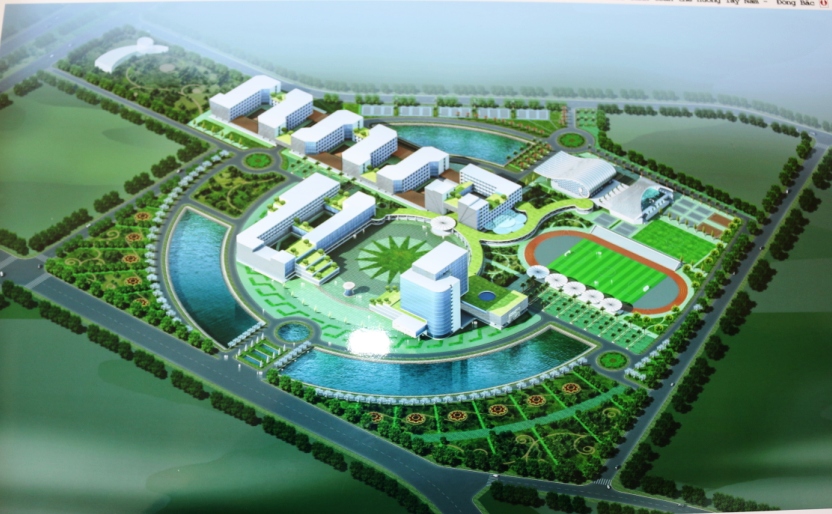 Phối cảnh Đại học Luật Hà Nội cơ sở 2. Nguồn ảnh: Internet