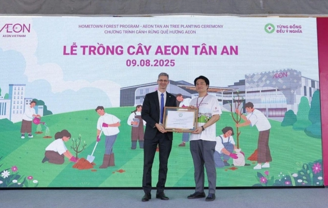 Trung tâm thương mại AEON đầu tiên của Đồng bằng sông Cửu Long sắp đi vào hoạt động- Ảnh 1. Trung tâm thương mại AEON đầu tiên của Đồng bằng sông Cửu Long sắp đi vào hoạt động- Ảnh 1.