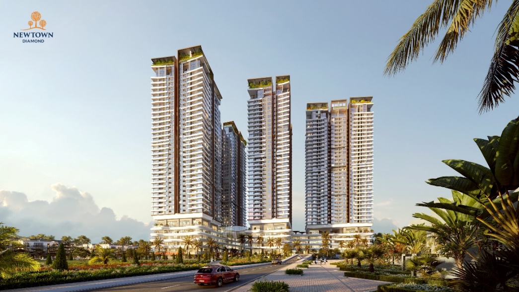 Đà Nẵng: Căn hộ sở hữu lâu dài ven biển “ăn điểm”- Ảnh 1. A group of tall buildings AI-generated content may be incorrect.