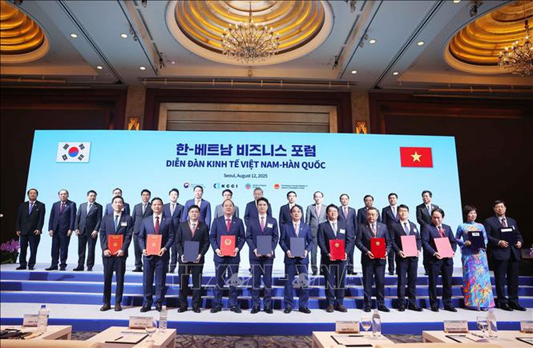 Tổng Bí thư Tô Lâm và Thủ tướng Hàn Quốc dự Diễn đàn Kinh tế Việt Nam - Hàn Quốc- Ảnh 7.