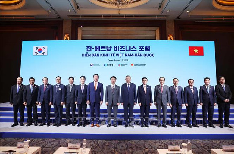 Tổng Bí thư Tô Lâm và Thủ tướng Hàn Quốc dự Diễn đàn Kinh tế Việt Nam - Hàn Quốc- Ảnh 6.