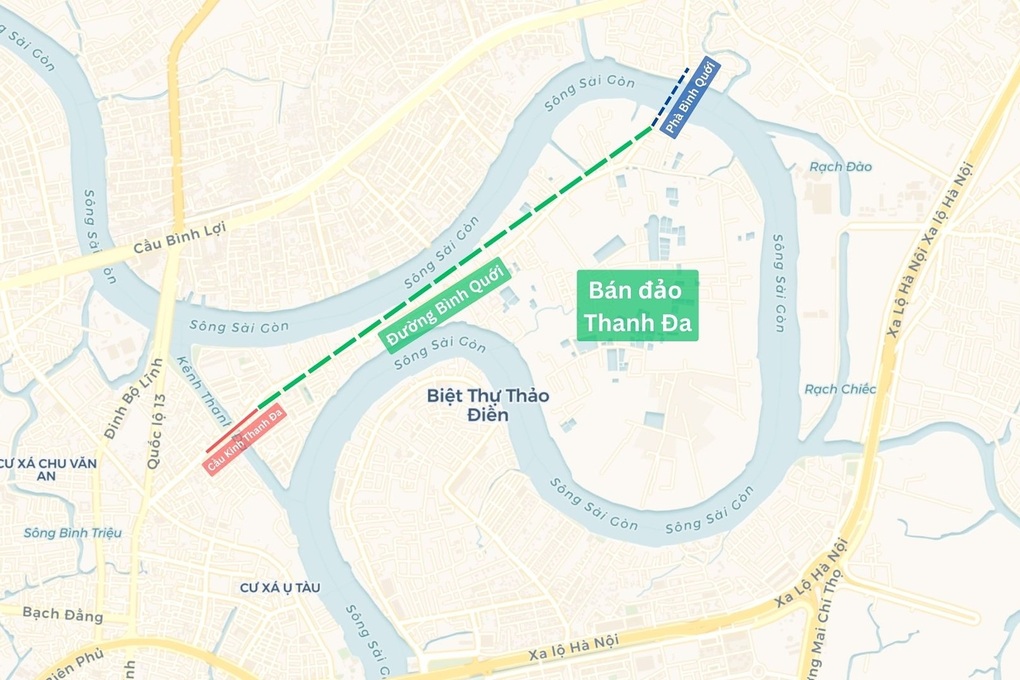 Bán đảo Thanh Đa sẽ trở thành khu đô thị và công viên ngập nước giữa TP.HCM- Ảnh 2. Bán đảo Thanh Đa sẽ trở thành khu đô thị và công viên ngập nước giữa TP.HCM- Ảnh 2.