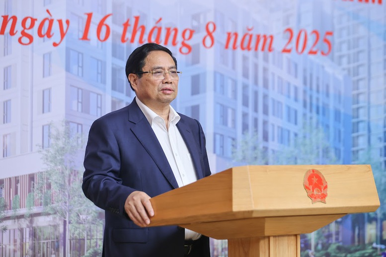 Thủ tướng Phạm Minh Chính tại hội nghị. Nguồn ảnh: Báo Chính phủ