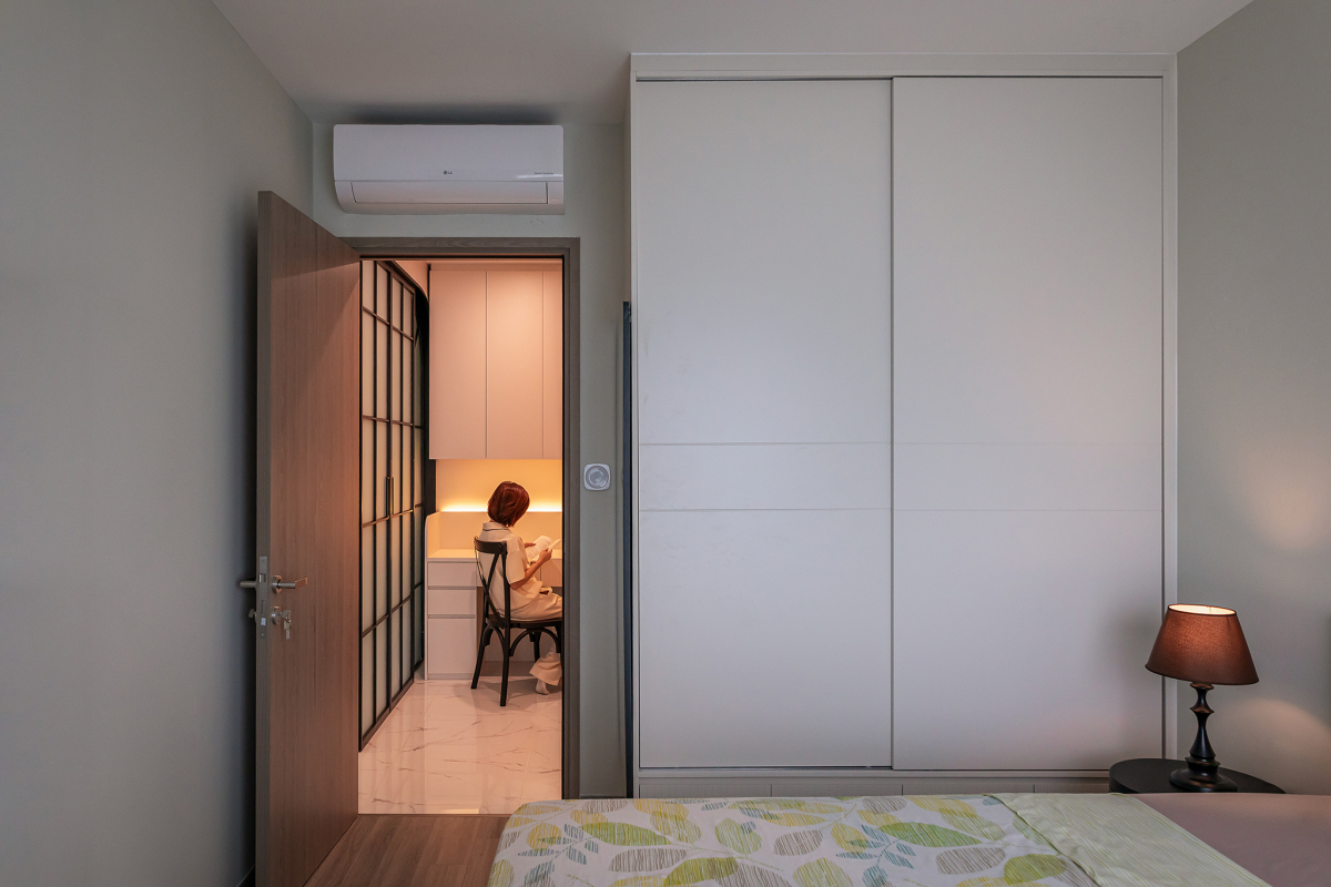 Cải tạo căn hộ 48 m2 cho 3 người ở với 280 triệu đồng- Ảnh 6. Cải tạo căn hộ 48 m2 cho 3 người ở với 280 triệu đồng- Ảnh 6.