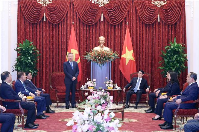 Tổng Bí thư Tô Lâm dự Lễ bàn giao công trình Tòa nhà Bắc Bộ Phủ, số 2 Lê Thạch (Hà Nội)- Ảnh 5.