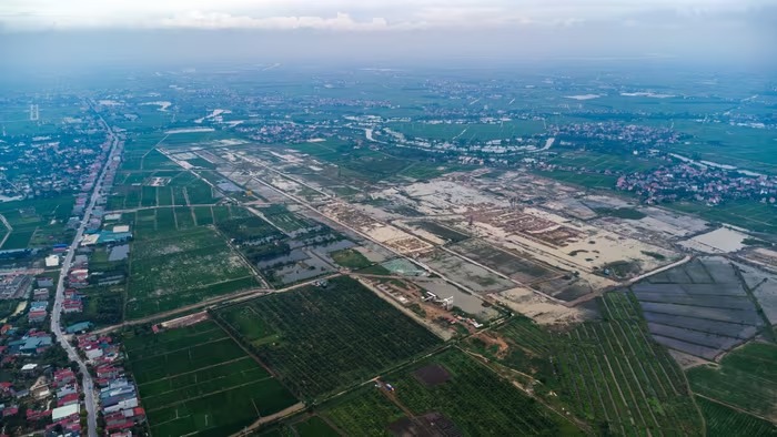 Sân bay lớn nhất miền Bắc vừa khởi công: Quy mô 2.000ha, mặt bằng chủ yếu là đất ruộng- Ảnh 2.