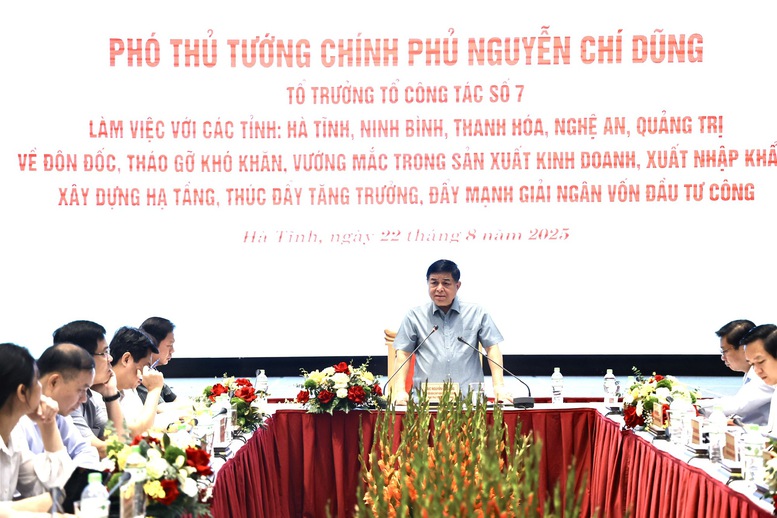 Phó Thủ tướng Nguyễn Chí Dũng làm việc với 5 địa phương để “gỡ vướng”, thúc đẩy tăng trưởng- Ảnh 1. Phó Thủ tướng Nguyễn Chí Dũng làm việc với 5 địa phương để “gỡ vướng”, thúc đẩy tăng trưởng- Ảnh 1.
