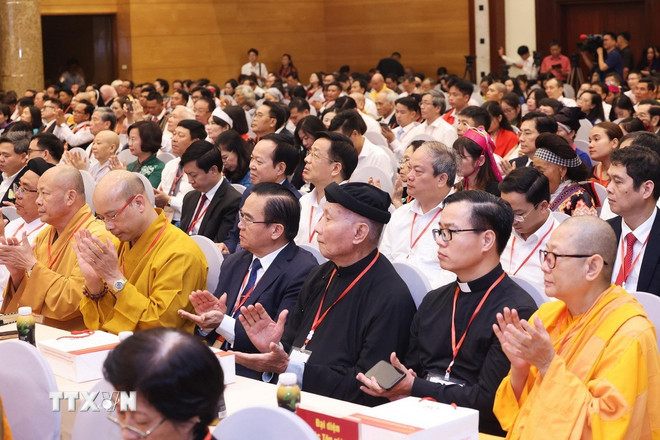 Chủ tịch nước: Mỗi thắng lợi của dân tộc đều bắt nguồn từ sức mạnh đại đoàn kết- Ảnh 1. Chủ tịch nước: Mỗi thắng lợi của dân tộc đều bắt nguồn từ sức mạnh đại đoàn kết- Ảnh 1.