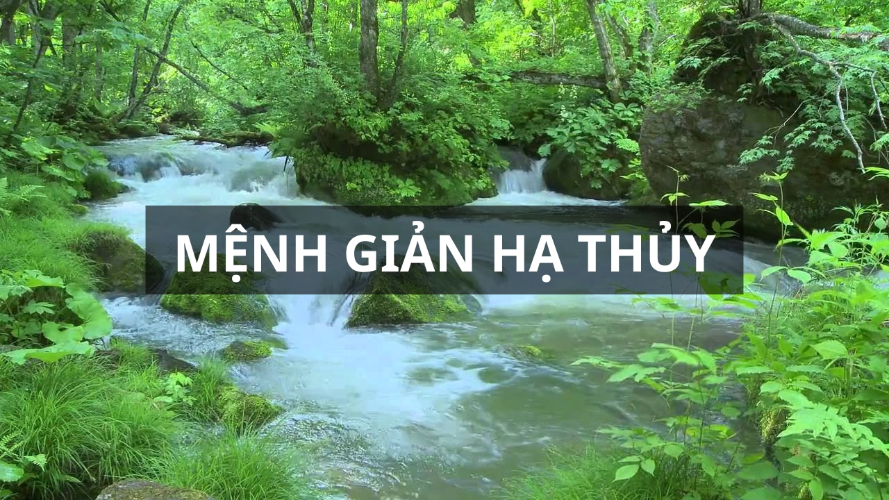 Giản Hạ Thủy là gì? Khám phá phong thủy, tử vi mệnh Giản Hạ Thủy- Ảnh 1. Giản Hạ Thủy là gì? Khám phá phong thủy, tử vi mệnh Giản Hạ Thủy- Ảnh 1.