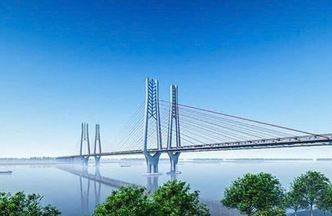 Nhật Bản ngỏ ý hỗ trợ xây dựng cây cầu dây văng dài hơn 17km kết nối 2 tỉnh thành vùng Đồng bằng sông Cửu Long- Ảnh 1.