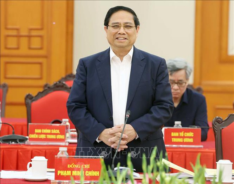 Bộ Chính trị làm việc với Ban Thường vụ Đảng ủy Chính phủ- Ảnh 3.