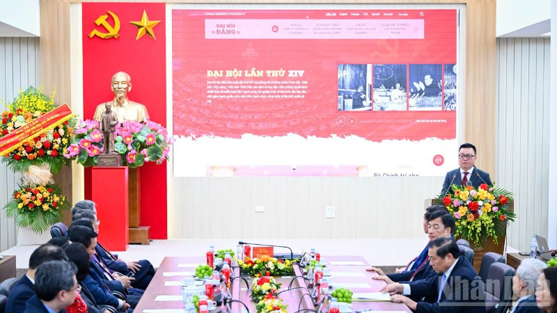 Tổng Bí thư Tô Lâm dự lễ ra mắt Trang thông tin điện tử "Đảng Cộng sản Việt Nam - Đại hội XIV"- Ảnh 3. Tổng Bí thư Tô Lâm dự lễ ra mắt Trang thông tin điện tử "Đảng Cộng sản Việt Nam - Đại hội XIV"- Ảnh 3.