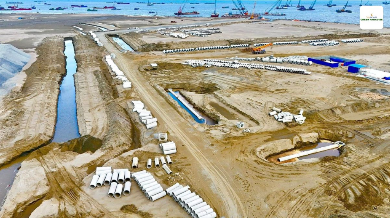 Hiện trạng siêu đô thị lấn biển 9 tỷ USD do Vingroup đầu tư sau 5 tháng khởi công- Ảnh 2.