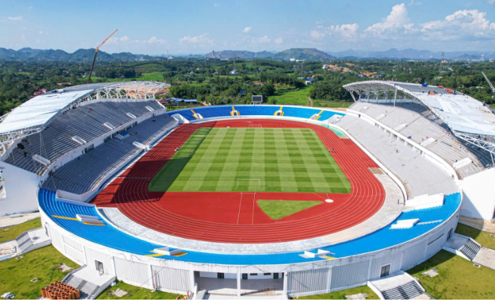 Sân vận động đạt chuẩn quốc tế sức chứa 22.000 chỗ ngồi hiện đại nhất khu vực trung du, miền núi phía Bắc vừa đạt cột mốc quan trọng- Ảnh 1. Sân vận động đạt chuẩn quốc tế sức chứa 22.000 chỗ ngồi hiện đại nhất khu vực trung du, miền núi phía Bắc vừa đạt cột mốc quan trọng- Ảnh 1.