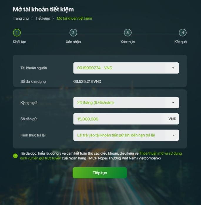 Gửi tiết kiệm online Vietcombank lãi suất bao nhiêu hiện nay?- Ảnh 3.