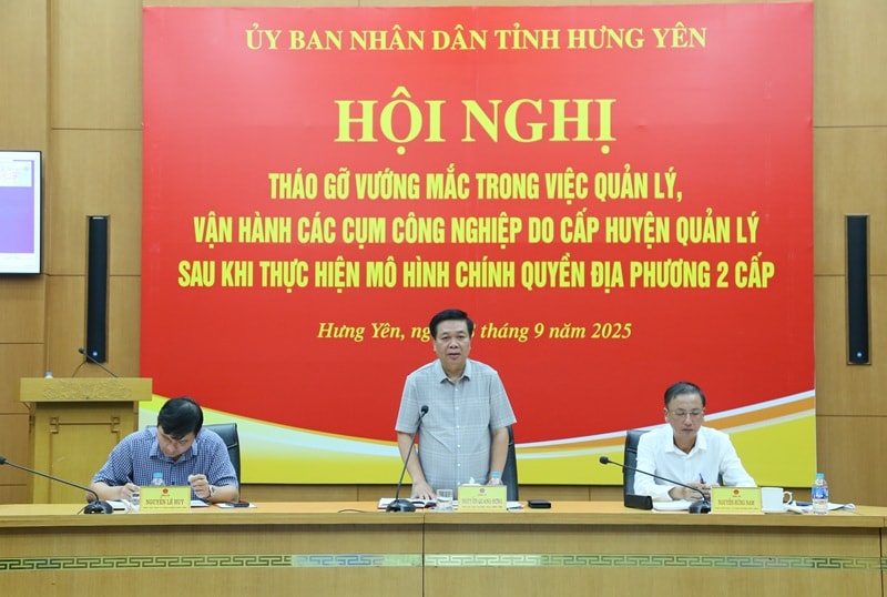 Hưng Yên: Gỡ khó trong vận hành các cụm công nghiệp- Ảnh 1.