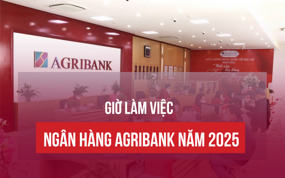 Giờ làm việc ngân hàng Agribank: Chi tiết từ Thứ 2 - Chủ Nhật- Ảnh 1.