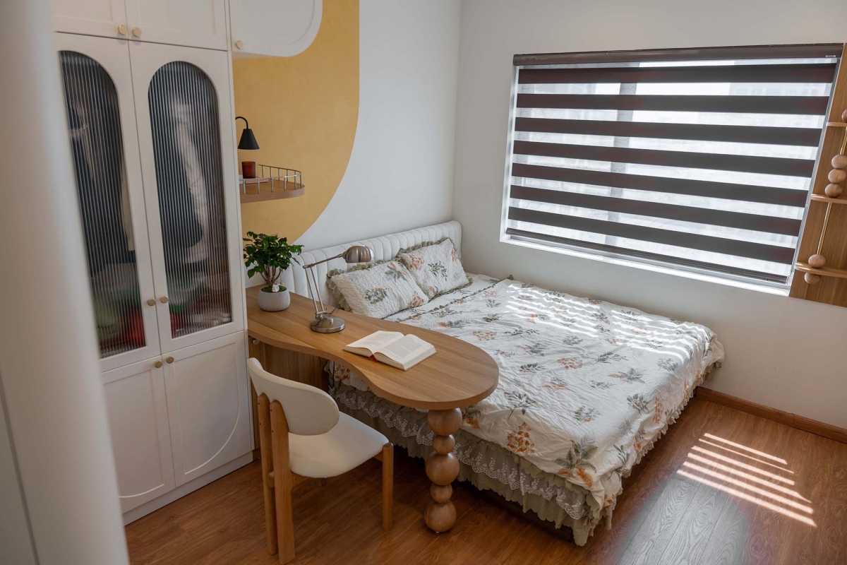 Cải tạo căn hộ 80m2 theo bảng màu rực rỡ với 320 triệu đồng- Ảnh 7. Cải tạo căn hộ 80m2 theo bảng màu rực rỡ với 320 triệu đồng- Ảnh 7.