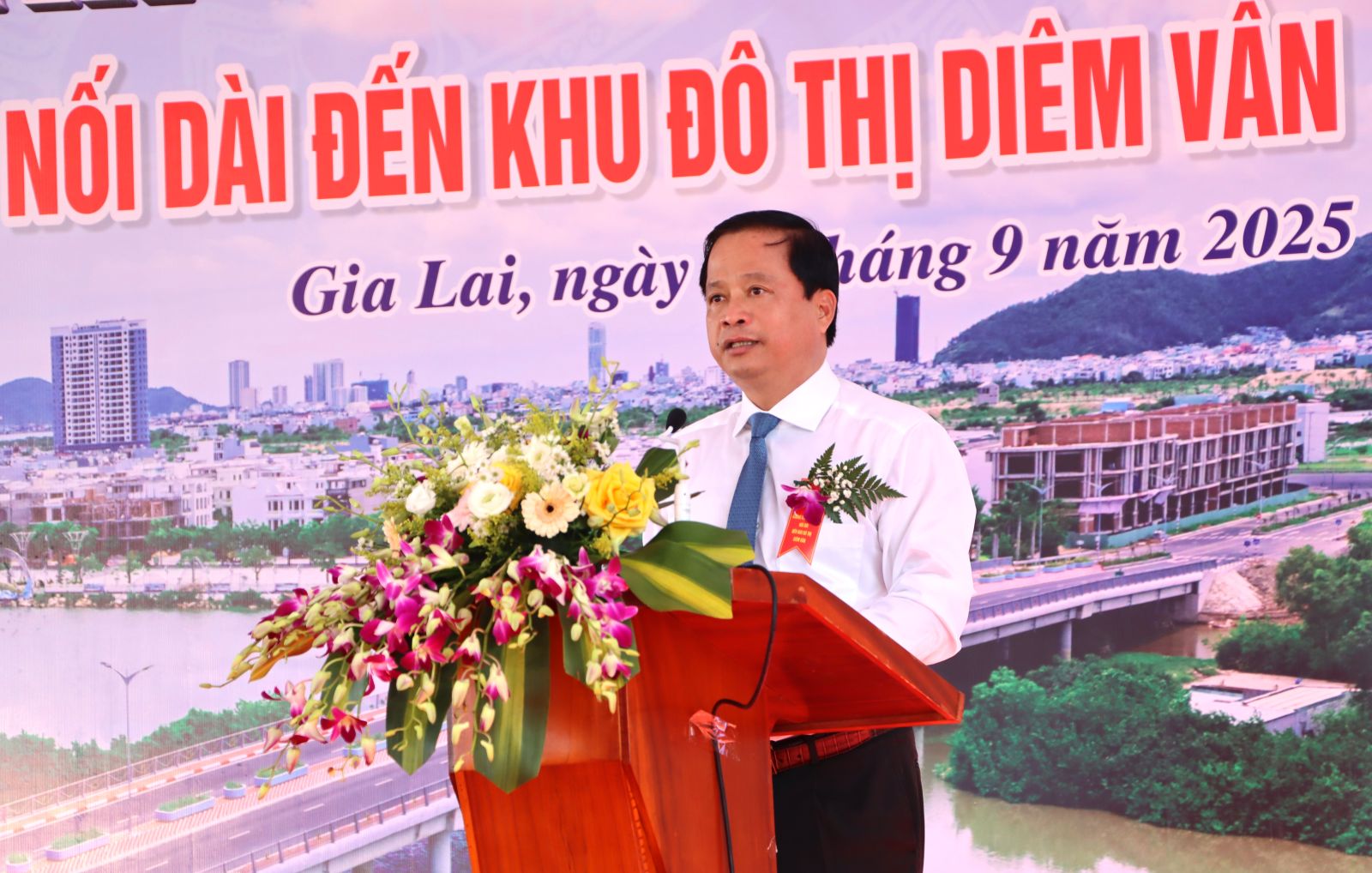 Gia Lai khánh thành dự án đường Điện Biên Phủ nối dài đến khu đô thị Diêm Vân- Ảnh 1.