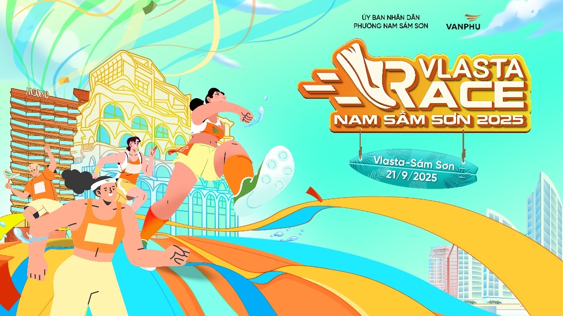 Văn Phú đồng hành cùng phường Nam Sầm Sơn tổ chức giải chạy Vlasta Race - Nam Sầm Sơn 2025- Ảnh 1.