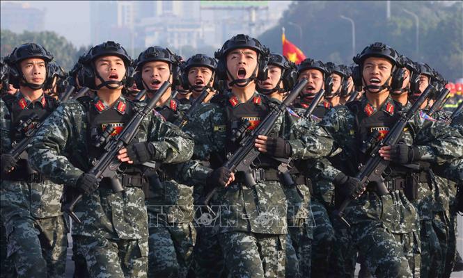 Thường trực Ban Bí thư dự Lễ xuất quân và diễn tập phương án bảo vệ Đại hội lần thứ XIV của Đảng- Ảnh 4.