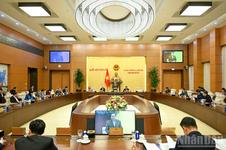 Khai mạc Phiên họp thứ 53 của Ủy ban Thường vụ Quốc hội- Ảnh 2.