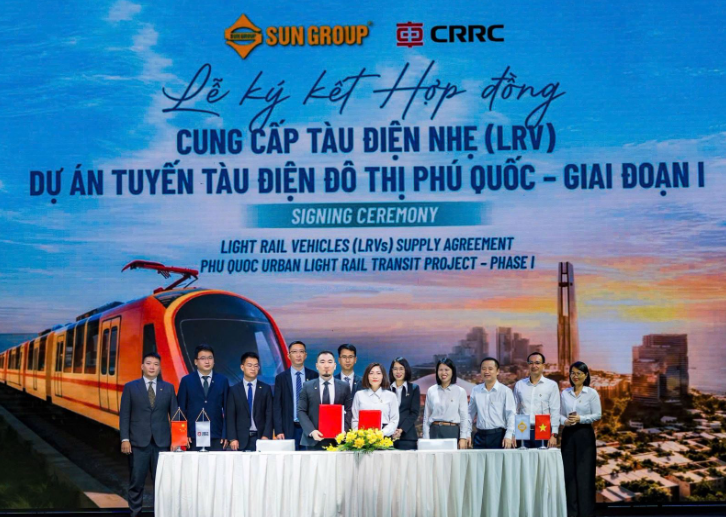 Chọn tập đoàn Trung Quốc phát triển dự án tàu điện đầu tiên tại đặc khu lớn bậc nhất Việt Nam- Ảnh 1. Chọn tập đoàn Trung Quốc phát triển dự án tàu điện đầu tiên tại đặc khu lớn bậc nhất Việt Nam- Ảnh 1.