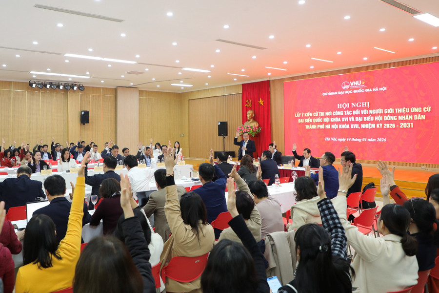 Cử tri nhất trí giới thiệu Giám đốc ĐHQGHN Hoàng Minh Sơn ứng cử đại biểu Quốc hội khóa XVI- Ảnh 2.